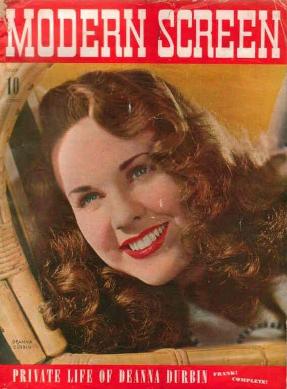 MODERN SCREEN magazine cover Issue 140 July 1942